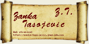 Žanka Tasojević vizit kartica